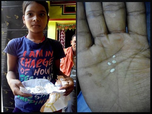 印度少女被爸媽以為鬼附身，每天流出超過35顆「棉花眼淚」…不敢帶去看醫生怕觸怒鬼魂！