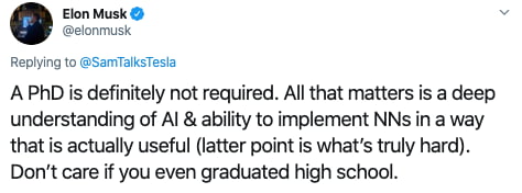 才能最重要！特斯拉CEO公開徵才　「高中沒畢業也沒關係」