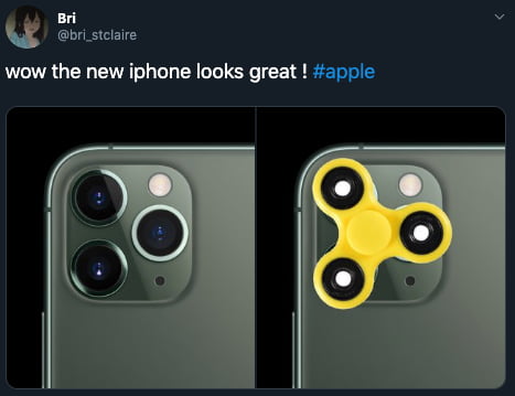 新iPhone一出就被神嘲諷　網上「最強梗圖」原來三鏡頭是參考皮卡丘？