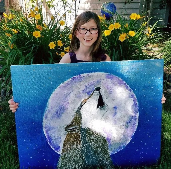 13歲天才女孩「賣畫捐48萬」拯救動物　出錢出力呼籲世界：還有很多動物要救