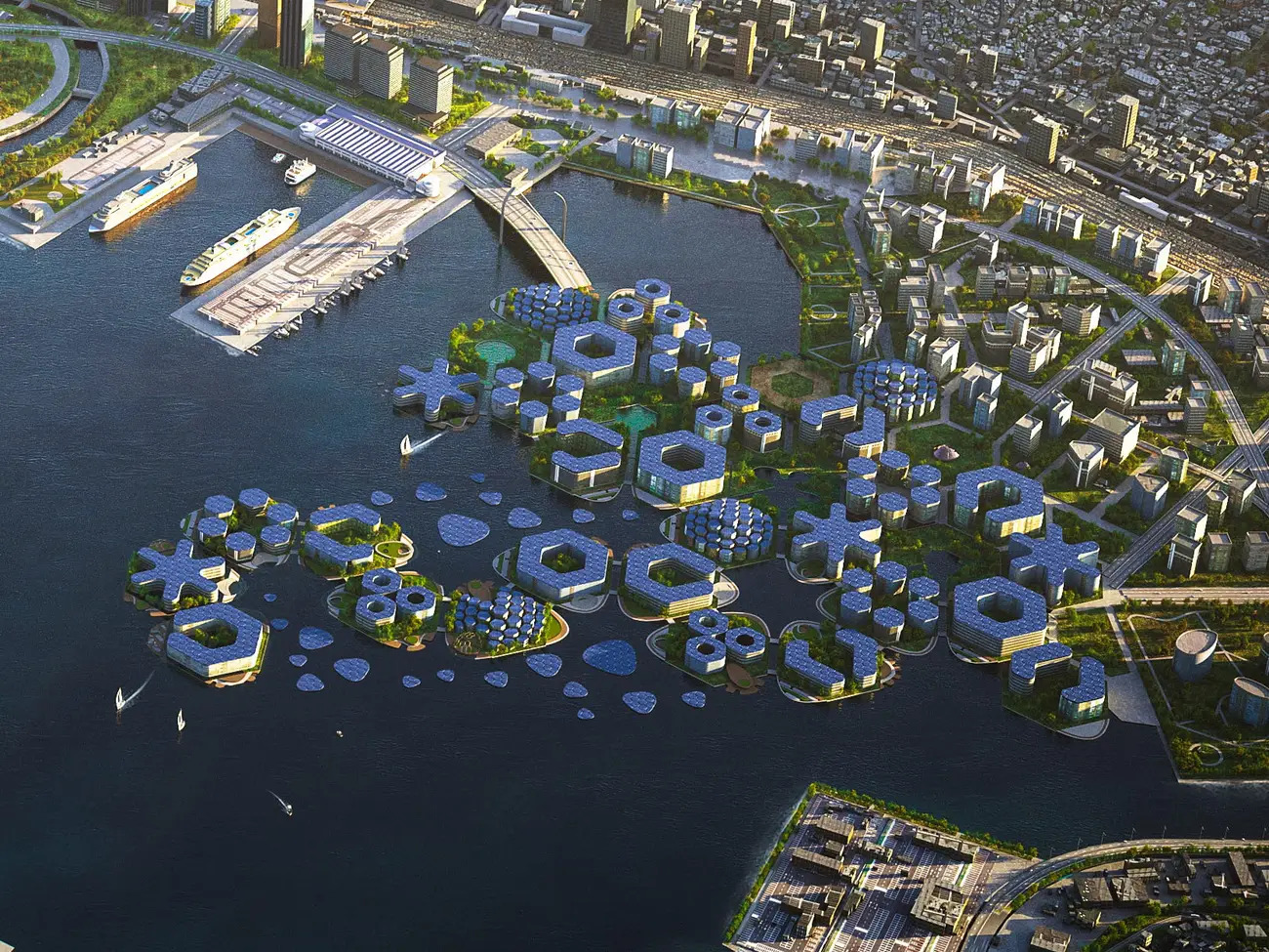 海平面上升有解！南韓將興建海上「漂浮城市」　可容納1萬2人永續生存