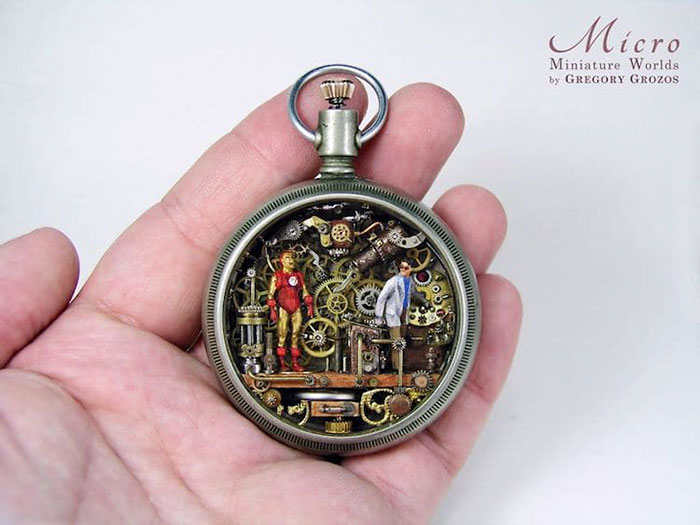 老懷錶「藏了一個迷你世界」　藝術家巧手賦予新生命：每一支都有驚喜