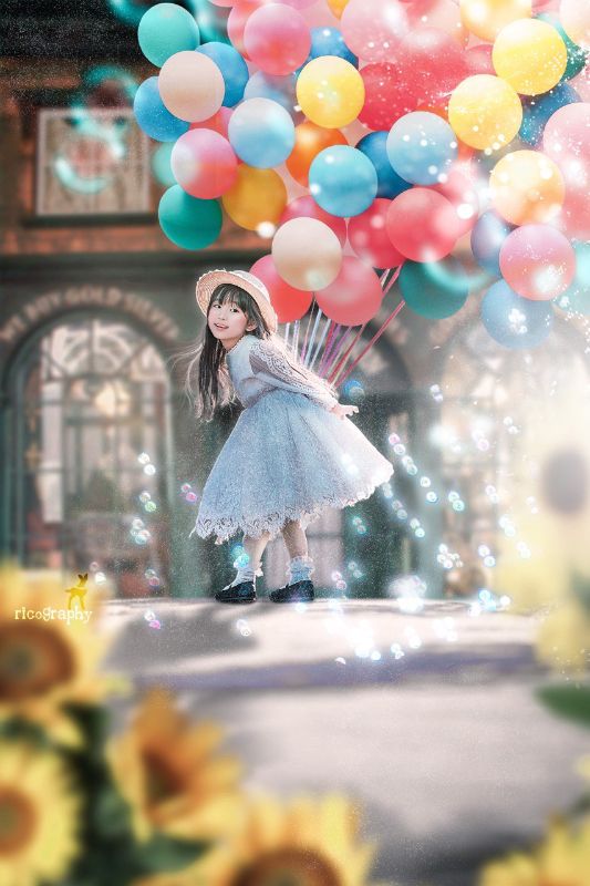 人間童話無誤～　日本攝影師的「小女孩數位藝術」：化身小狐狸可以拍電影了❤