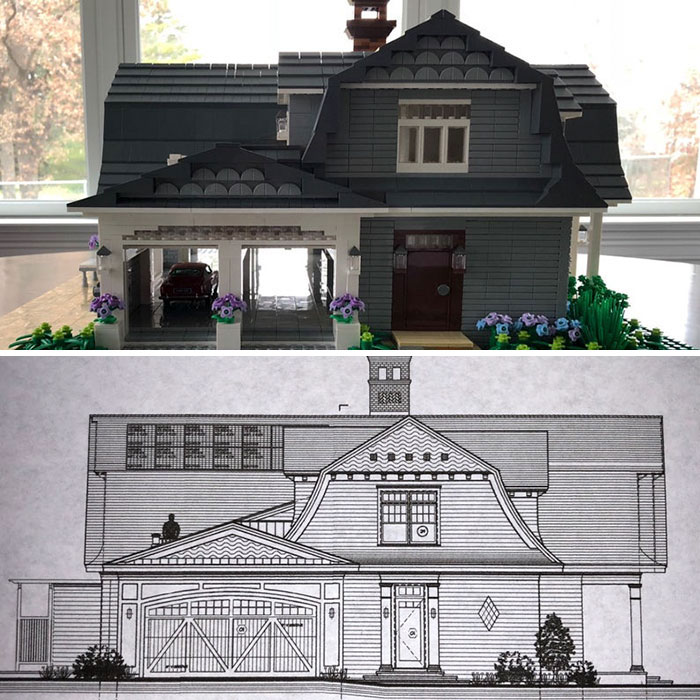神人用樂高做出「家的微縮模型」　開放客製化「幫樂高控還原溫馨房子」