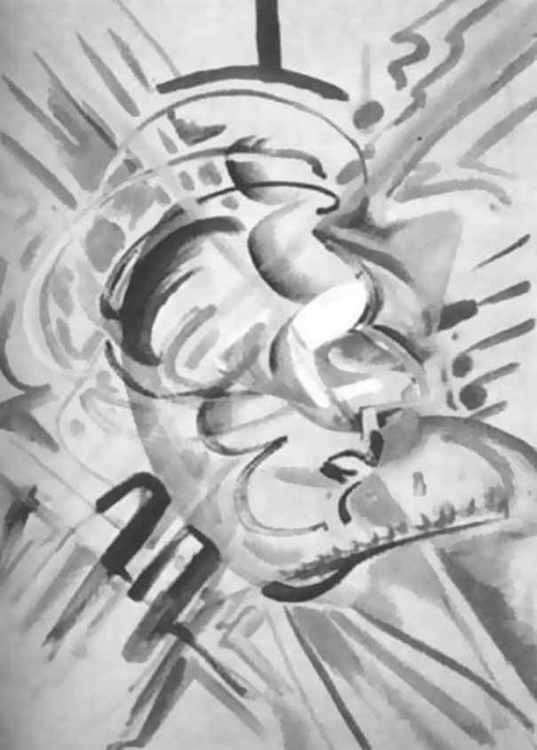 9張1950年代「藝術家吃了迷幻藥後畫出來」的超明顯分別插畫，5個小時後的作品很驚人！