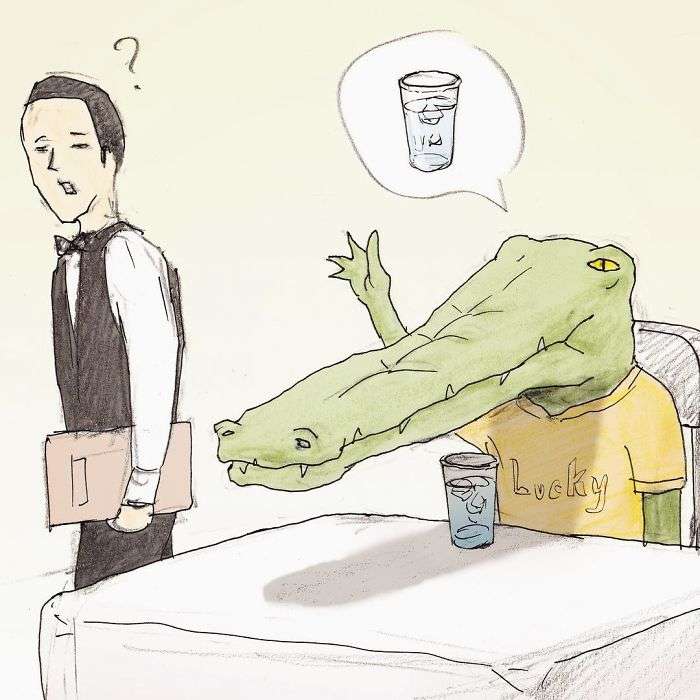 20張正中笑點的「鱷魚困擾日常」　當一隻鱷魚真的心好累啊～