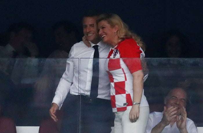 克羅埃西亞總統熱情表現「愛足球、愛球員」　網友被感動：總統該有的樣子