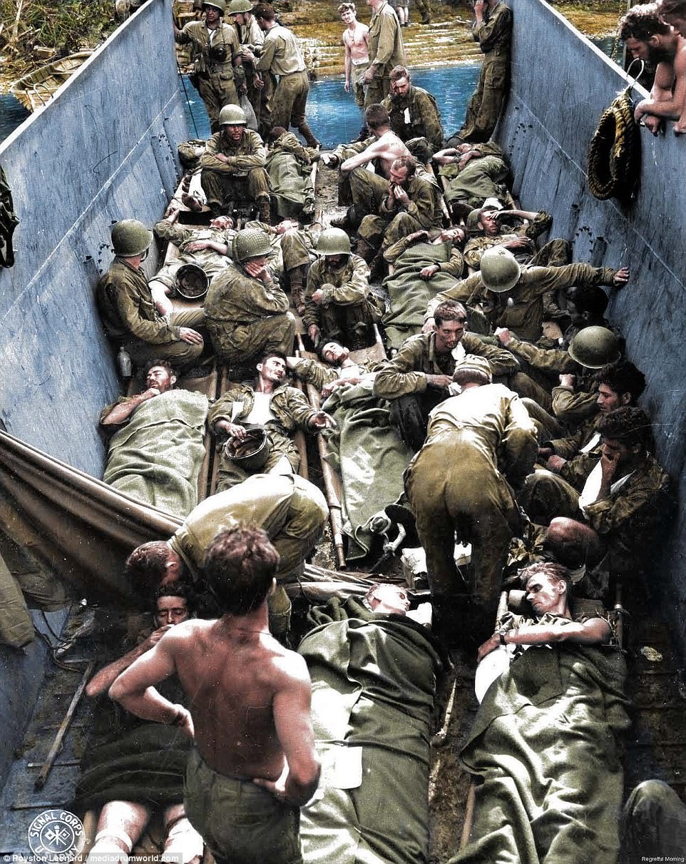 20張極珍貴「美國VS日本」二戰彩色照片曝光，現在看回依然可以感受到當時戰爭的可怕！