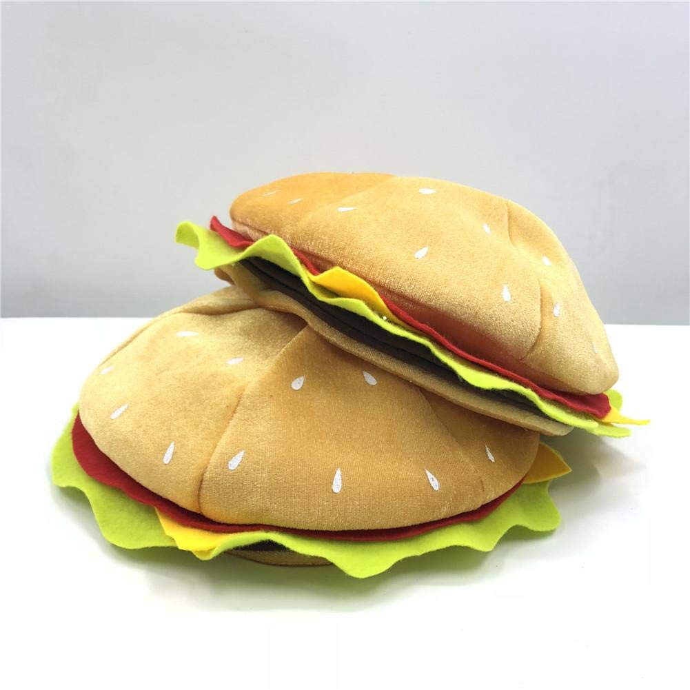 頭上頂一個漢堡包！　開賣秒成話題「漢堡貝雷帽」走路上也覺得自己很好吃♡