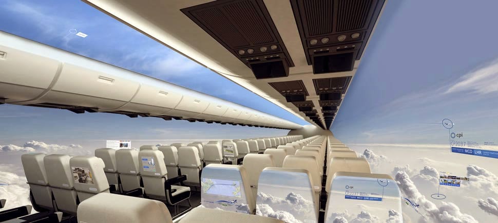 航空公司推「無窗飛機」震撼體驗　讓乘客享受「超完美空中視野」