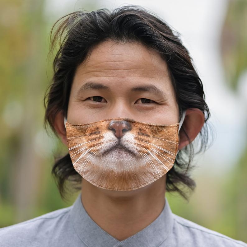 滿足扮貓心願！擬真款「貓臉口罩」正熱賣中　「全罩版」主子看到鄙夷：人類有事嗎？