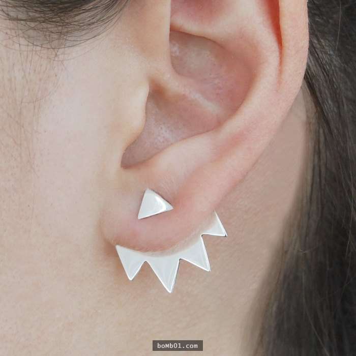 17款「戴上去後會不斷聽到路人偷偷讚美你」的純手工幾何造型耳環。