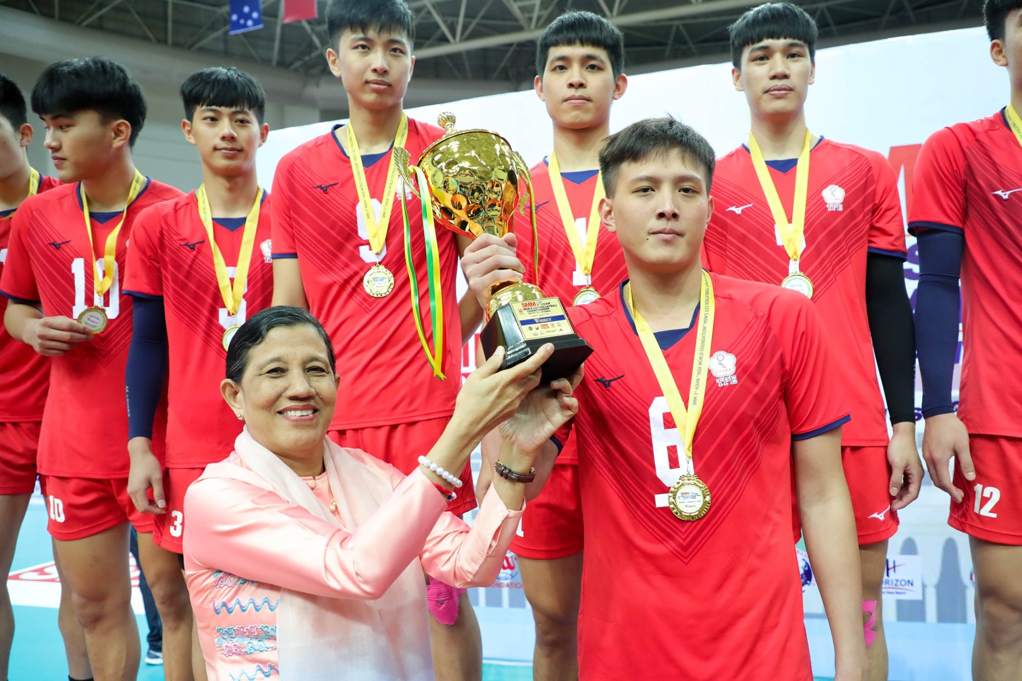 亞洲U23男排賽「中華隊奪歷史首冠」　創下隊史最好的成績