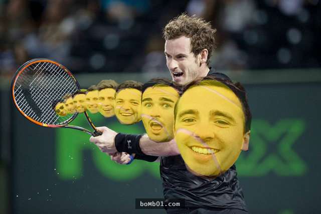 他在網球比賽拍下了這張超經典合照後，網友們超天才爆笑惡搞讓我笑到臉抽筋了！