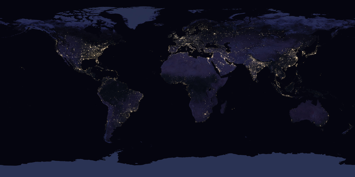 從外太空看地球！　NASA公布「地球夜景照」：北韓成為真正守護者