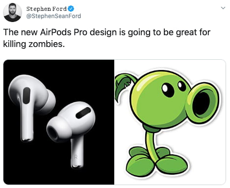 蘋果AirPods Pro 設計靈感來自寶可夢？　神網友PO圖：是喇叭芽