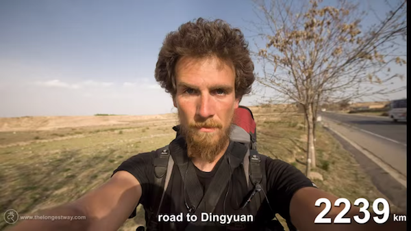 4646公里的長征！　男子花1年從中國走到德國　最後變山頂洞人