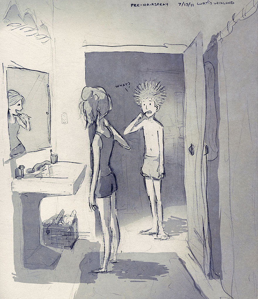 愛妻插畫家「每天畫一張甜蜜日常圖」　網友哭哭：別人的老公不會讓我失望