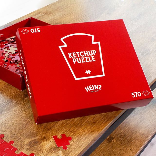 加拿大推超狂「番茄醬拼圖」　超越極限「570片純紅色」：拼到頭暈！