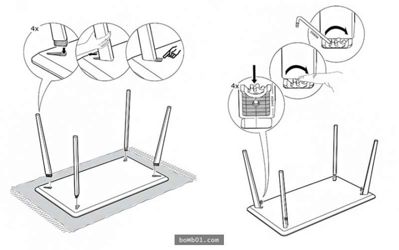 IKEA推出新傢俱組裝方式「拯救所有手殘患者」，以往半小時的組裝過程只要3分鐘就搞定！