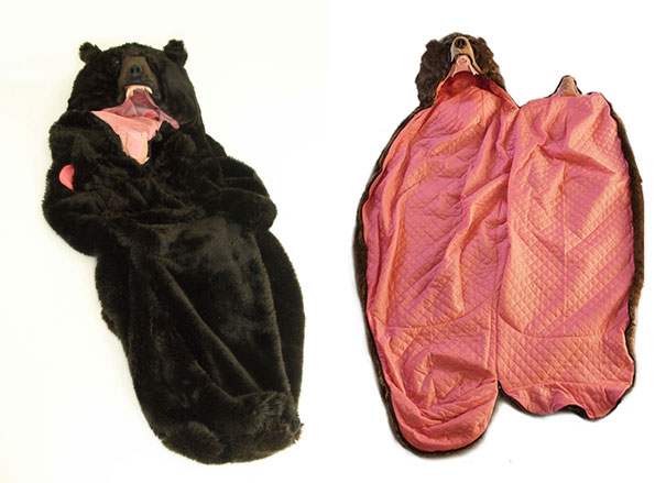 保證沒人敢叫你起床！　超霸氣「黑熊睡袋」讓你在冷冷的冬天睡好睡滿～