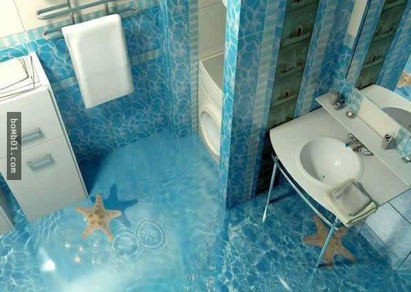 15張生動有趣的3D浴室設計，不但讓你宛如身歷其境還有舒適的體驗。