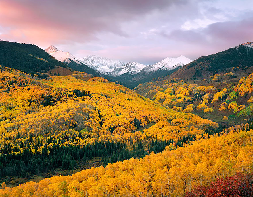 秋天美得很無敵！　12個「楓紅染成油畫」的最美風景對比：就像上帝翻了顏料～
