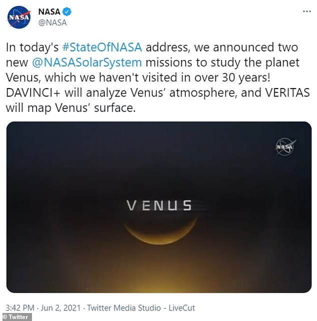 睽違30年！NASA首度實行「邪惡雙胞胎」計畫　將派遣探測器前進金星