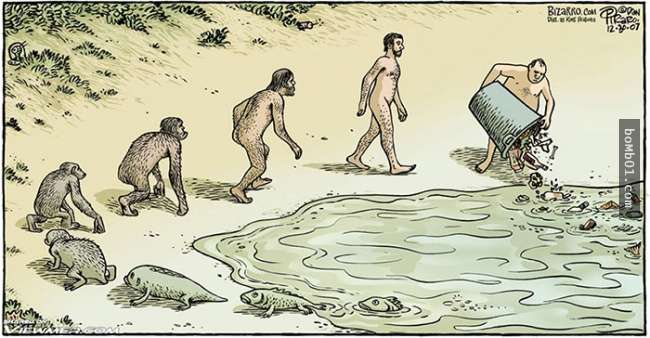 15張刺激大家思考「現代人到底是進化中還是退化中」的諷刺插畫！