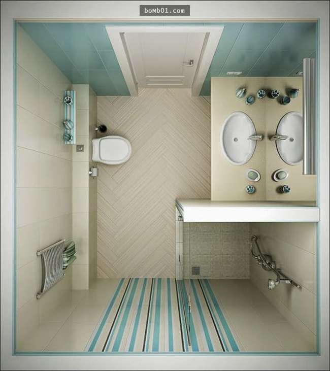 11個「徹底善用窄小浴室每一寸空間」的摩登裝潢設計！