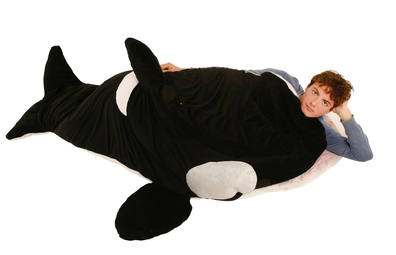 戲精用這款！特大號「鯊魚睡袋」讓你示範被吃掉　塞肚肚冬季最暖❤
