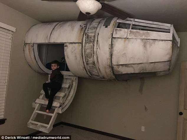 超神老爸DIY「星戰主題臥室」送給兒子　內部的設計讓兒子嗨到睡不著