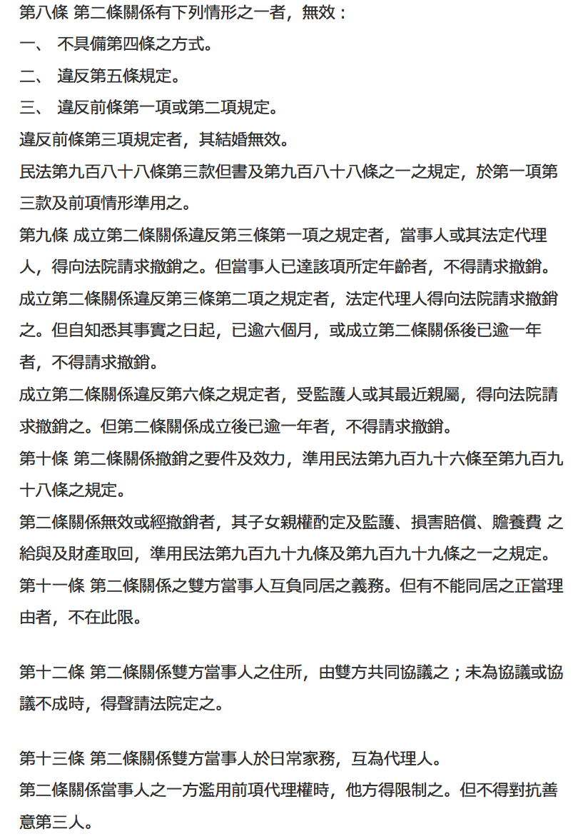 一次看完台灣「同婚專法」政院版草案　同性滿18歲「可結婚、繼承、繼親收養」
