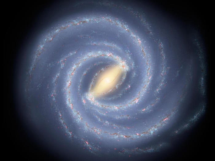NASA望遠鏡拍到新奇觀！　遙遠「毛茸茸星系」點綴藍色星點中心近照更美～
