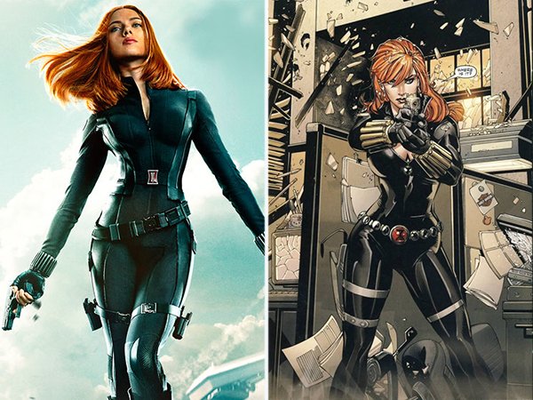 30張「真人版VS漫畫版」超級英雄對比圖，最美的女英雄完全和漫畫一模一樣！