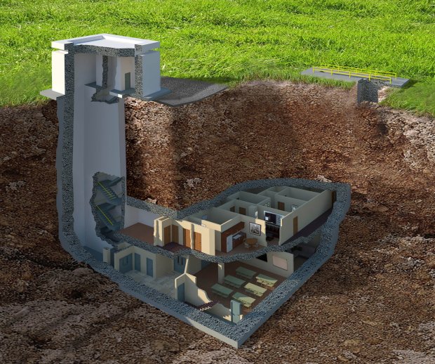 這就是「如果第3次世界大戰開打」，富豪會避難的39000坪地下碉堡…設計狂到可以住一輩子！