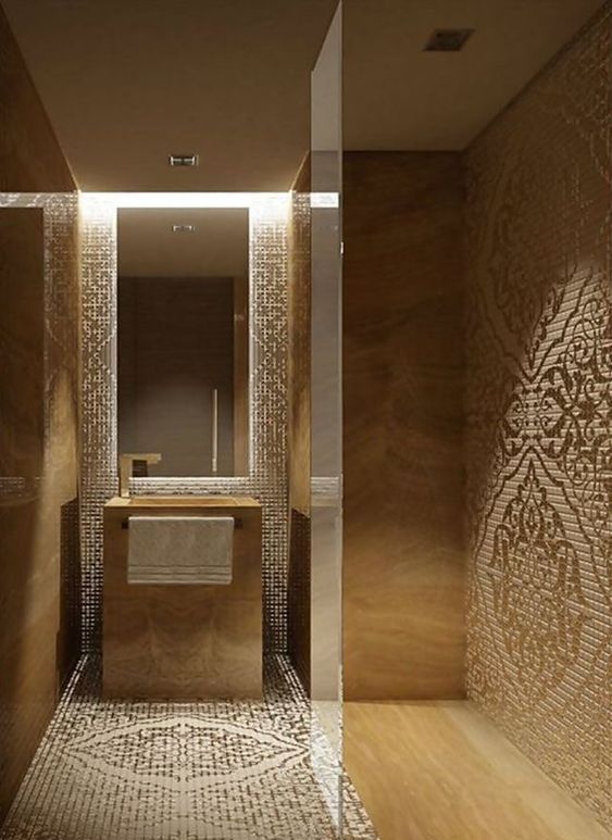 給你滿滿的靈感　25個證明「超小浴室也可以很奢華」的設計