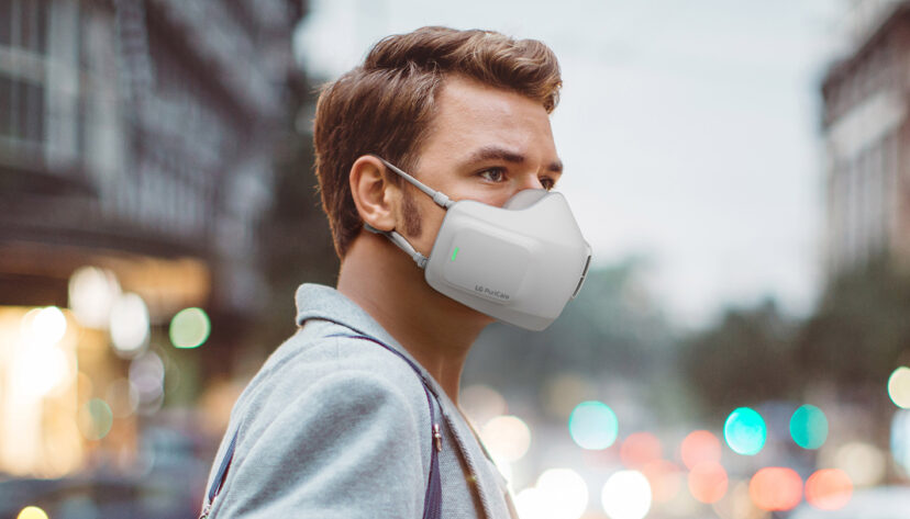 一次防霧霾跟疫情？　LG宣佈推出「空氣清淨機口罩」：續航8hr可戴一整天！