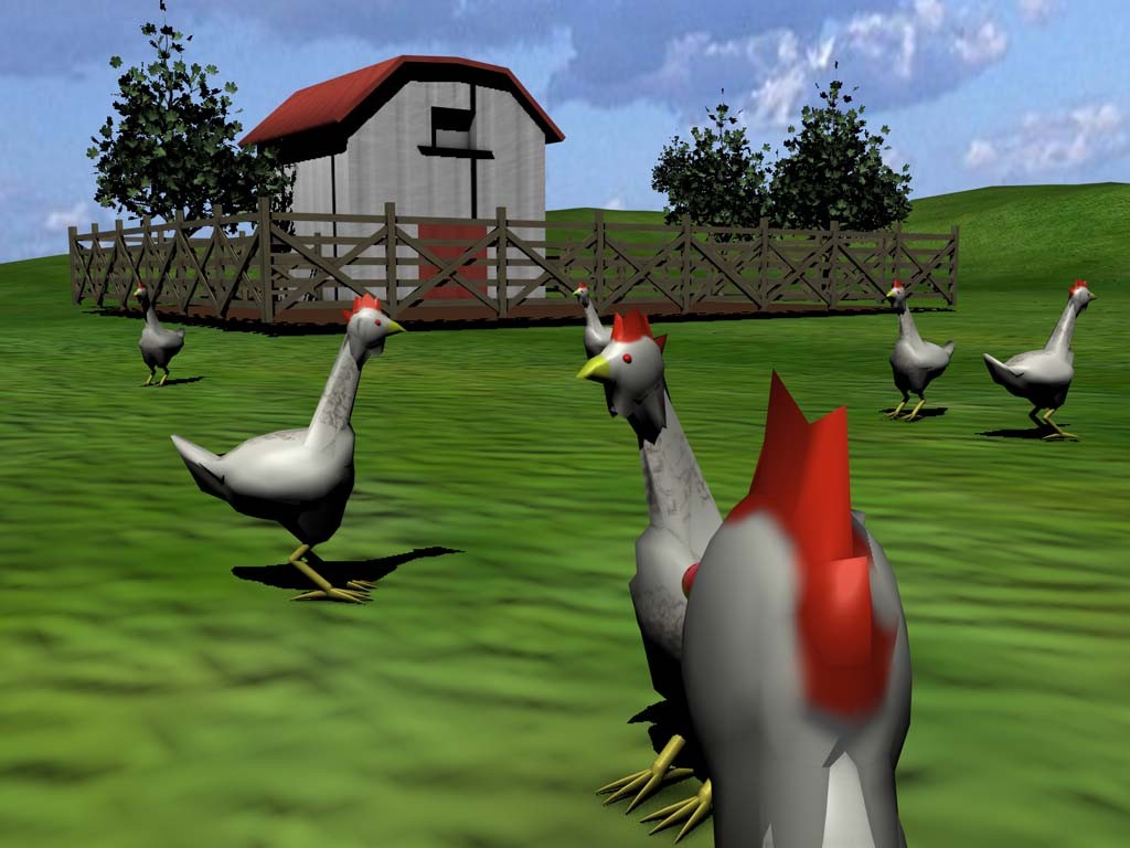 神建議「幫雞隻戴上VR裝置」讓雞肉味道更好吃，牠看到的田野同伴「被宰後才發現全都是假的」…