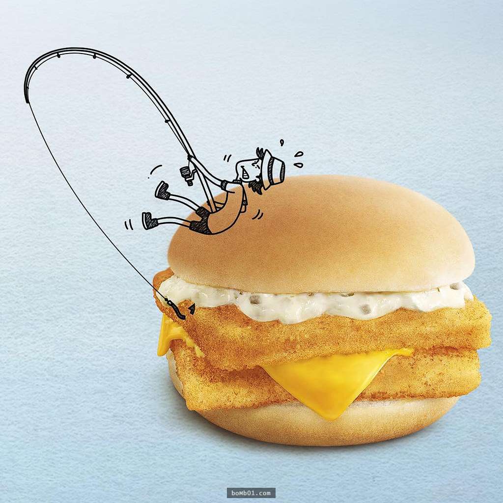 用麥當勞食物創作「看不膩」的產品介紹　不餓都看到整個胃口大開