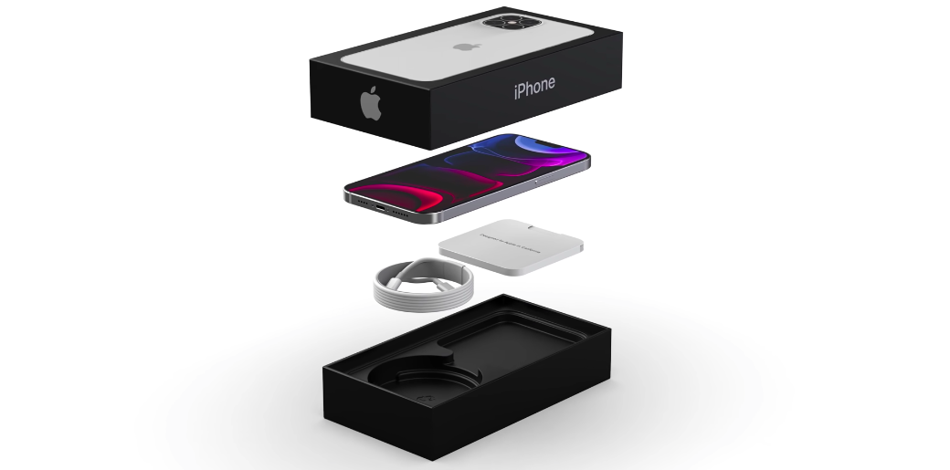 不附耳機了！iPhone 12新包裝渲染圖曝光　少2樣配件、盒身更輕薄