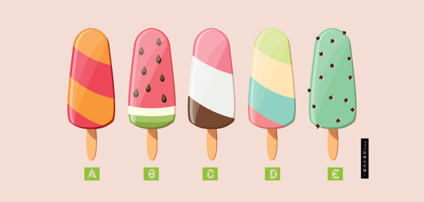 神準心理測試：靠直覺從5支冰淇淋選一支，你就能清楚知道生命中哪一種人最適合你！
