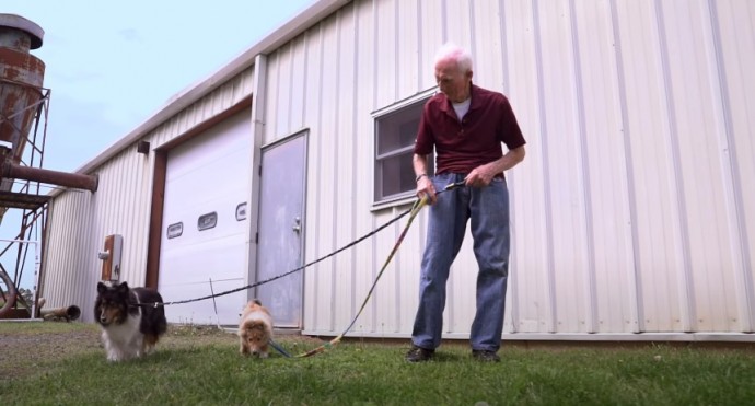 就愛看狗狗奔跑！　92歲退休獸醫「製作寵物輪椅」不嫌累：幫助牠們才是真的生活