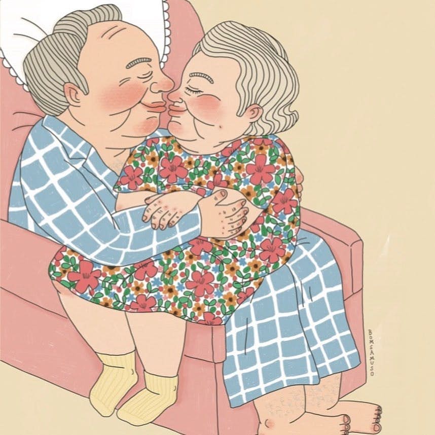 人生最浪漫就在老齡時　「銀髮夫妻日常」相處再久也要甜蜜牽手：與你走滿一輩子❤