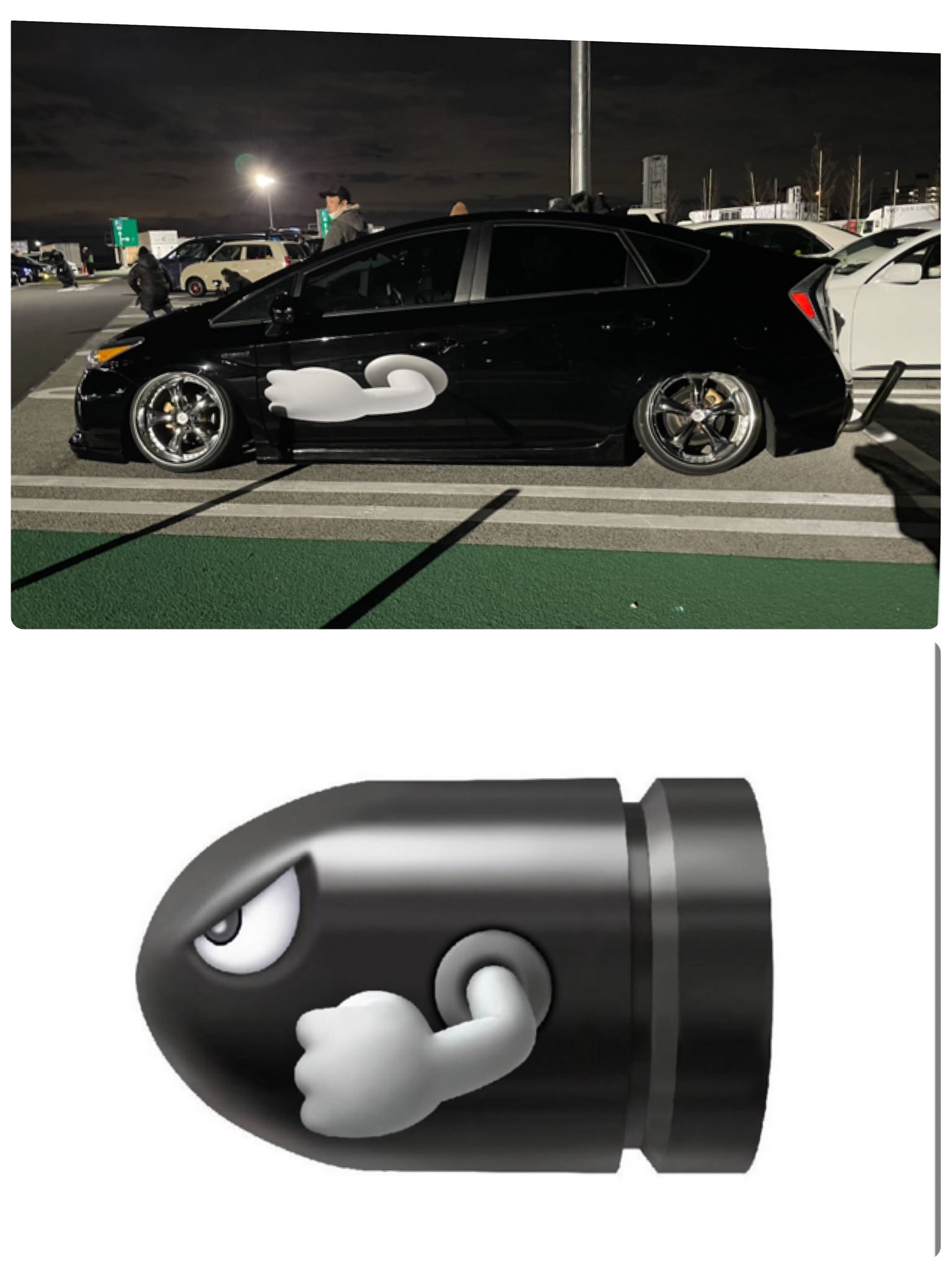 現實瑪利歐賽車？任粉改裝「Wii把手」變方向盤　連車身外都完美致敬！
