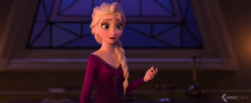 放下頭髮的艾莎仙氣充滿　《冰雪奇緣2》新預告片好多精彩畫面