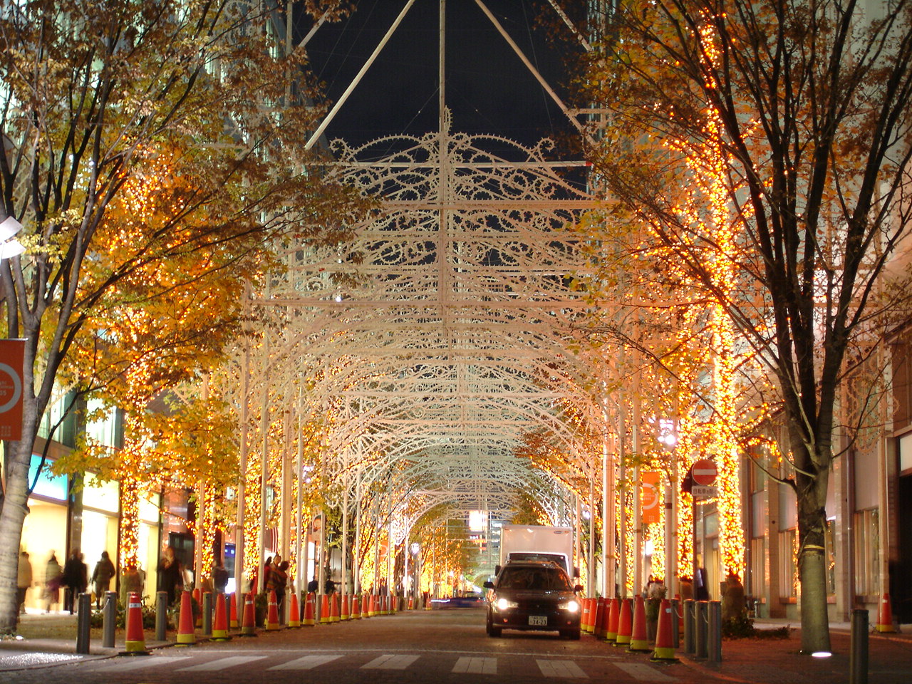 冬季最美夜景「1.2公里金色光廊」超浪漫　「220棵路樹全亮」必朝聖