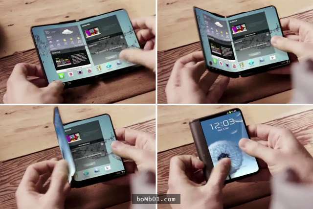 三星跟LG今年即將推出這款「可摺疊的智慧型手機」，手機瞬間變身成平板的過程讓大家看了超驚奇！