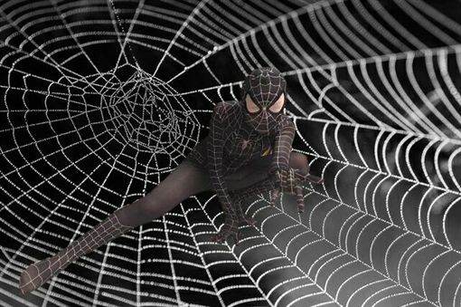 「女蜘蛛人」上傳超犯規照片拜託網友PS修圖，但是大家一看到那雙腿都忍不住啊～斯！