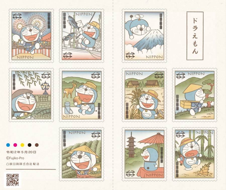 哆啦A夢50周年啦！紀念款「復古郵票」欠蒐集　回歸初代畫風怎麼看都可愛♡